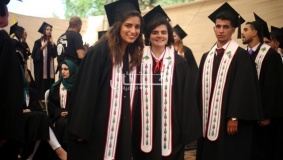اليوم الثاني من حفل تخريج جامعة بيرزيت السنوي